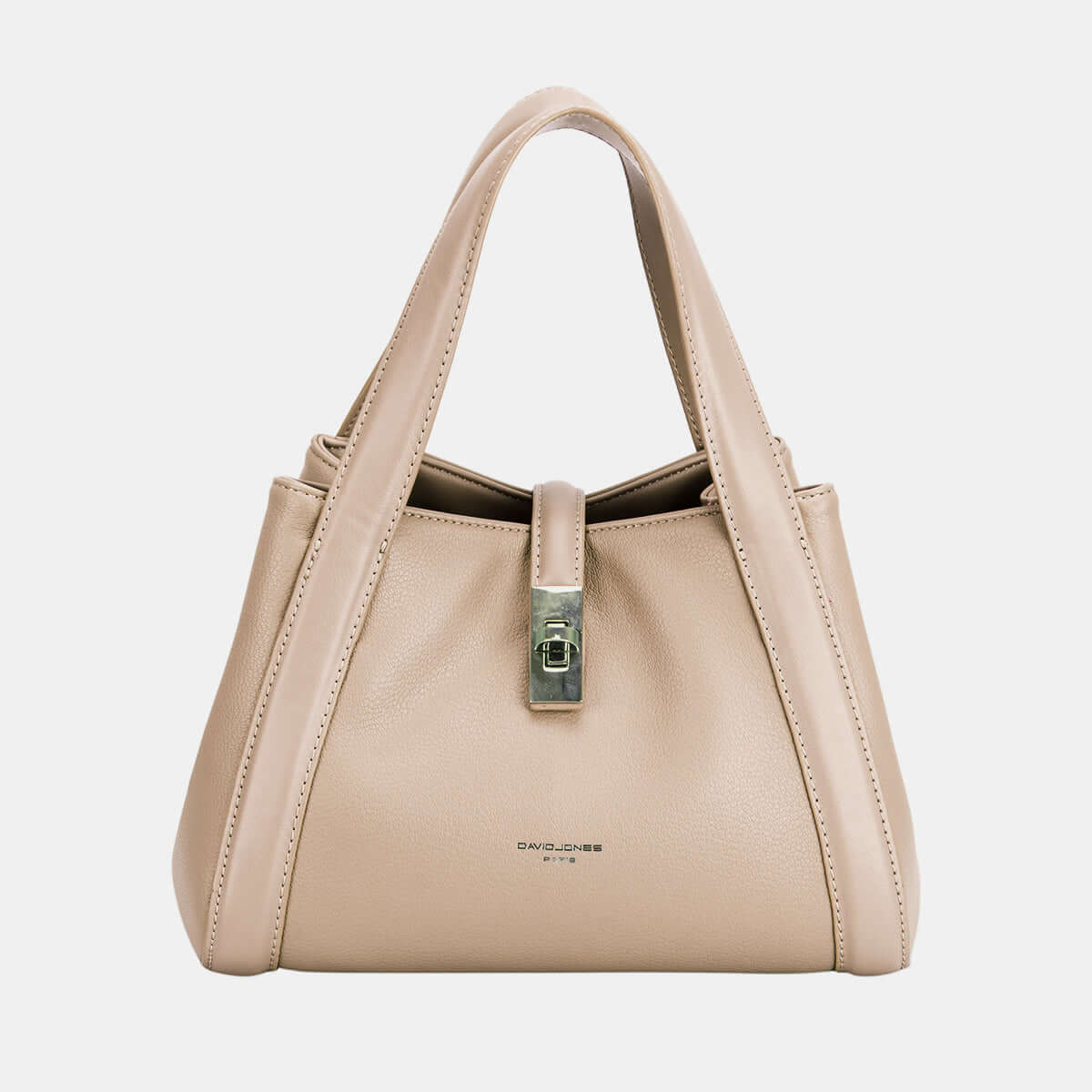 David Jones PU Leather Bucket Bag Natural One Size