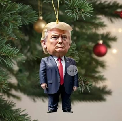 Christmas pendants, trump pendants, Christmas Eve, party decorations and supplies 3PC